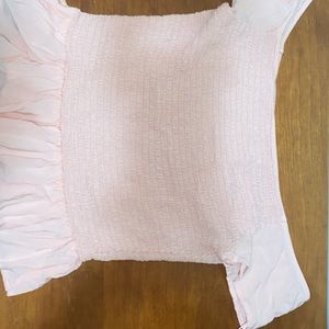 Off the shoulder peplum top